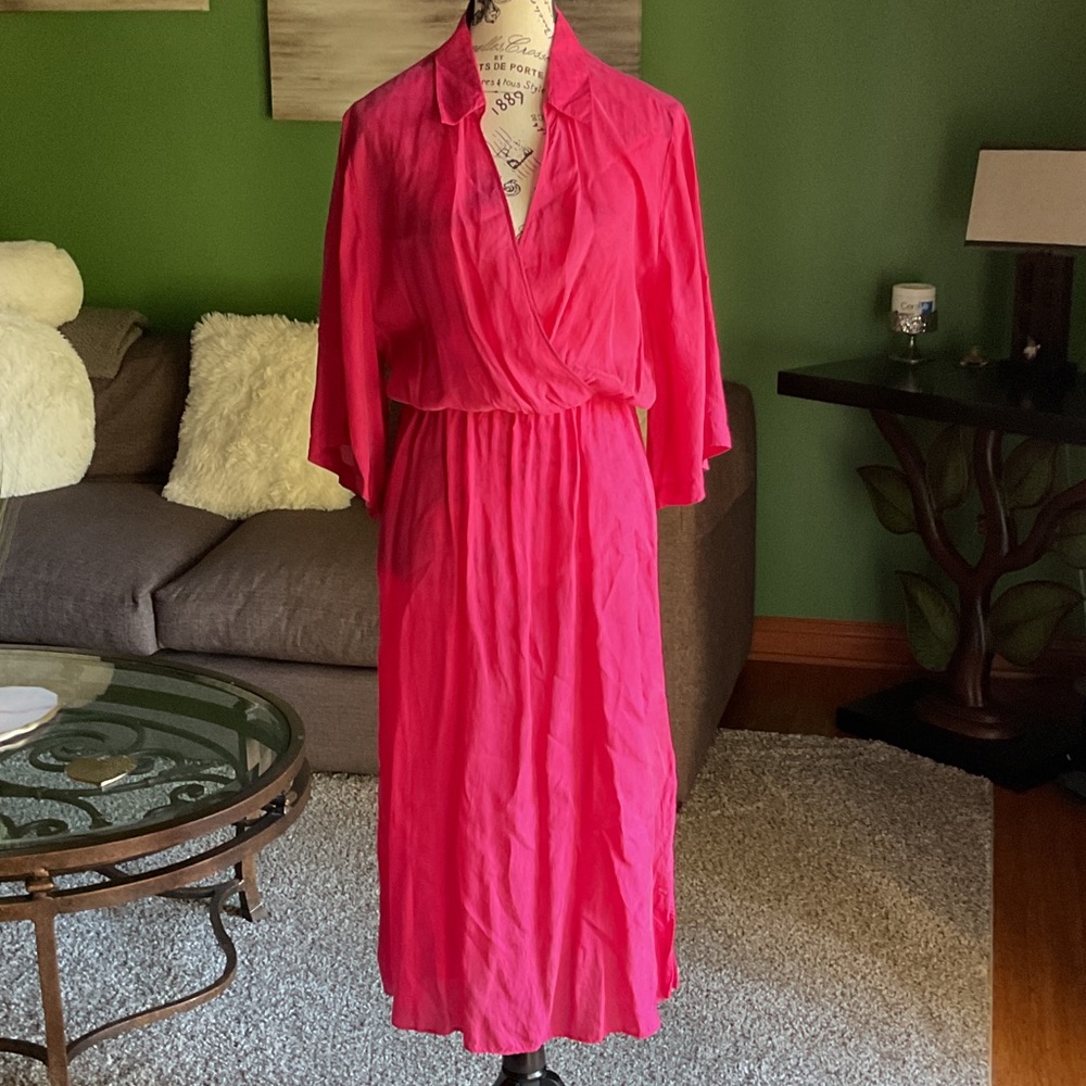 Massimo Dutti Fuchsia Dress, Size XS